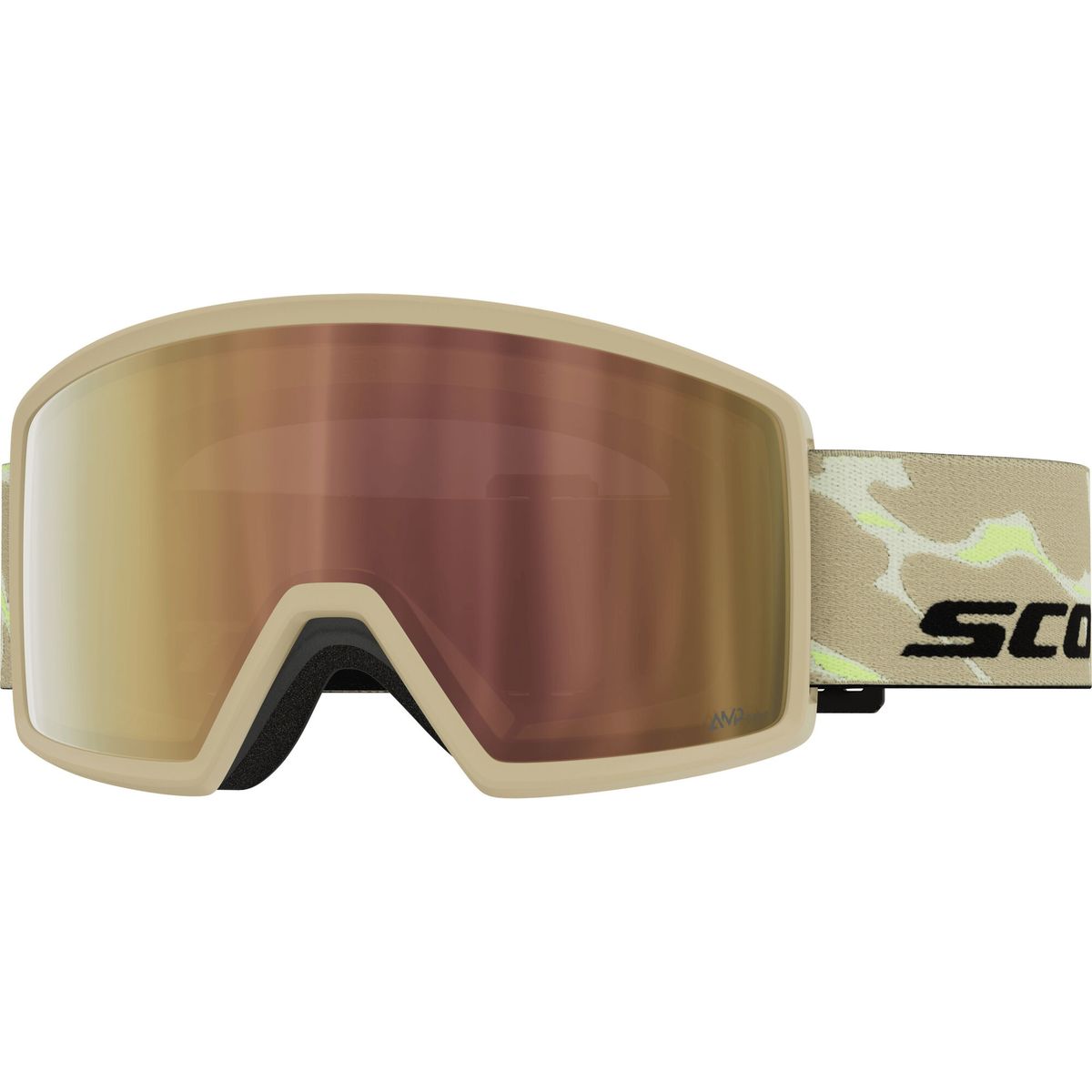 Scott Goggle Neo LS mojave beige / amp ls cinnamon chrome s1-3 (7813) - 4253327813375
