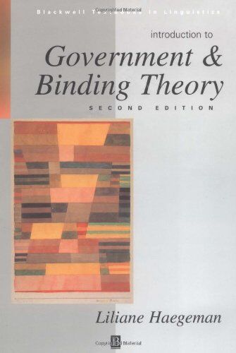 Liliane Haegeman - Introduction to Government & Binding Theory (Blackwell Textbooks in Linguistics, 1) - Preis vom 30.09.2026 09:01:18 h