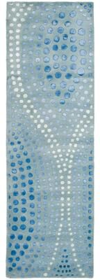 SAFAVIEH Handmade Soho Liese Abstract Wave N.Z. Wool Rug