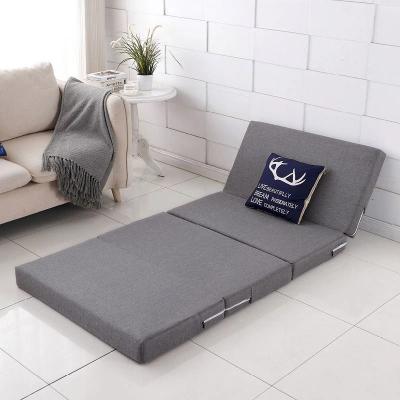 Uplift Essentials Portable Folding Floor Mattress Sleeping Mat dark Grey l