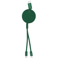Ausziehbares Ladekabel Grün