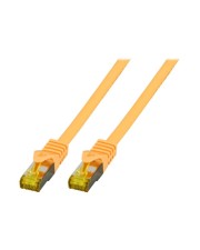 EFB Elektronik EFB-Elektronik Patch-Kabel RJ-45 M bis M 15 m SFTP CAT 6a halogenfrei geformt Gelb (MK7001.15Y)