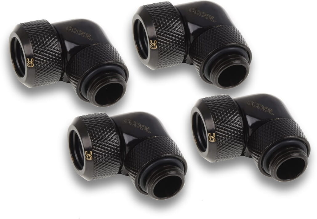Alphacool Eiszapfen 13mm HardTube Anschraubt&uuml;lle 90&deg; drehbar G1/...