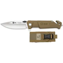 K25, Mehrzweckmesser, Nóż 25238 TAN Sation Rubber. Bl. 9 c (9 cm)