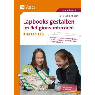 Lapbooks gestalten im Religionsunterricht 5-6, Set von Doreen Blumhagen, Auer Verlag in der AAP Lehrerwelt GmbH, 978-3-403-07749-7