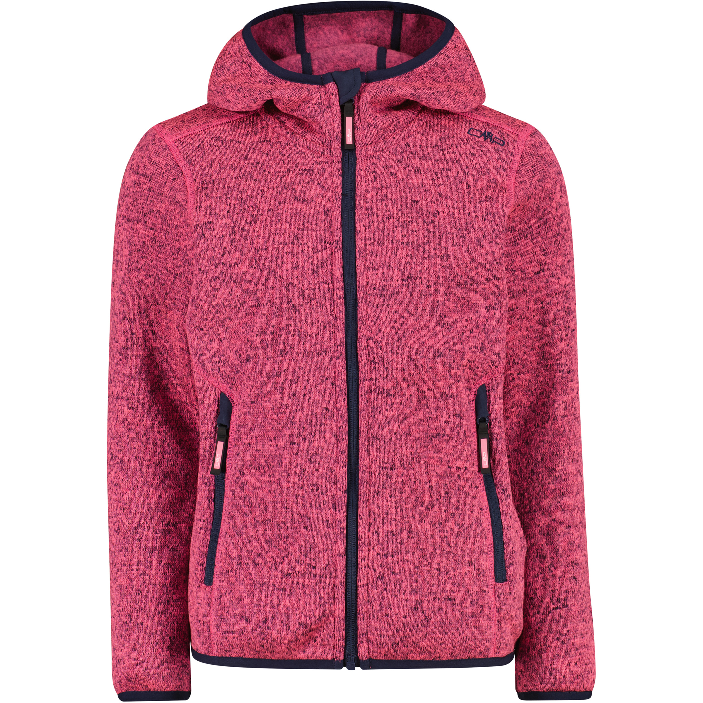 CMP Strick Fleece Kinder Fleecejacke pink Größe 176 Trekking