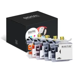 4 Digital Revolution Tinten ersetzt Brother LC-223 Multipack KCMY
