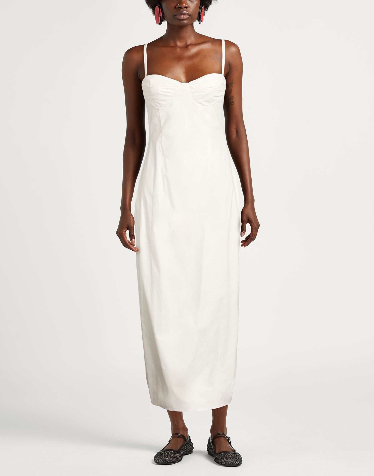 Reformation Vestido largo Mujer Blanco 40 Mujer
