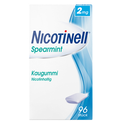Cooper Consumer Health Deutschland GmbH NICOTINELL Kaugummi Spearmint 2 mg 96 St 11100271