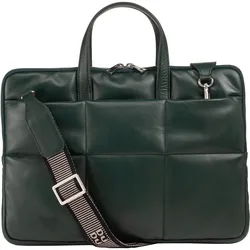 Dudu Togean Laptoptasche Leder 36 cm (15"), Notebooktasche, Braun
