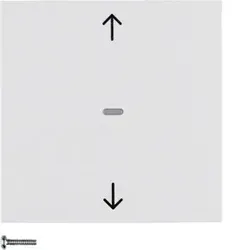 Berker 85245289 KNX-Funk Jalousie-Taste quicklink S.1/B.3/B.7 polarweiß, glänzend