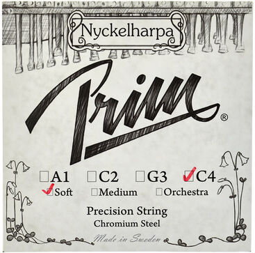Prim Nyckelharpa String C4 Soft