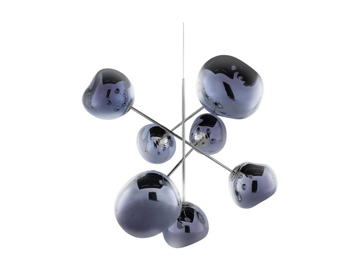 Tom Dixon Melt Chandelier large Kronleuchter LED 196 cm Smoke
