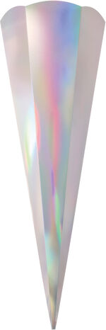 Papp-Schultüte, irisierend, 68 cm