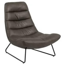 Actona Sessel Milford Mikrofaser Anthracite