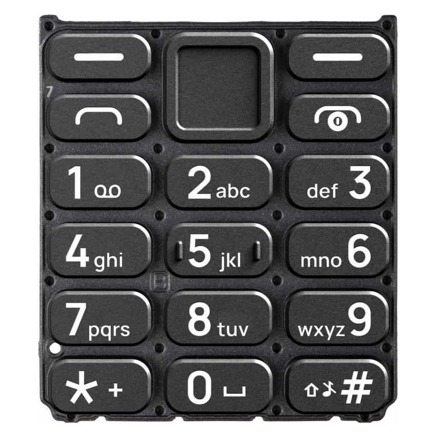 HMD Latin Keyboard fur 110 / Nokia 110 4G (2024), Black (62435414)