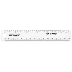 WESTCOTT Lineal 15 cm