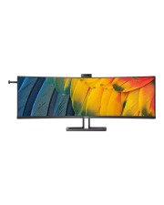 Philips 45B1U6900CH 6000 Series LED-Monitor Curved 114,3 cm 45" 44.5" sichtbar 5120 x 1440 Dual Quad HD @ 75 Hz VA 450 cd/m² 3000:1 DisplayHDR 400 4 ms 2xHDMI DisplayPort 2xUSB-C Lautsprecher Schwarz (45B1U6900CH/00)
