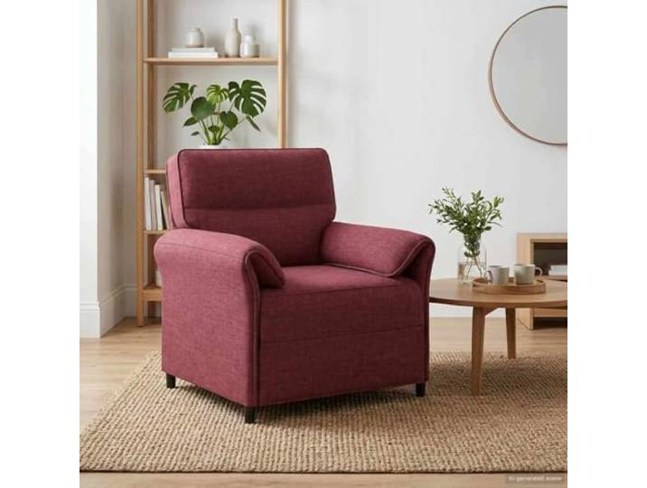 pokgdf Sofa 100% Polyester, Metallrahmen, MDF Stabile Konstruktion, Bequeme Kissen, Klappbare Armlehnen, Pflegeleicht, Modernes Design