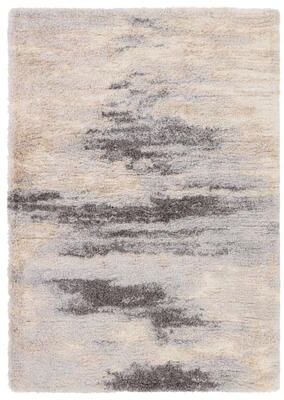 Juniper Home Ostland Abstract Gray/ Cream Area Rug