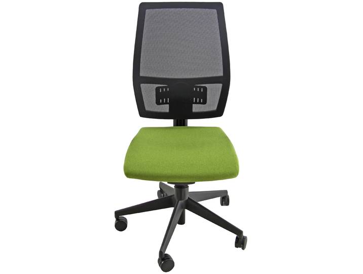 Chaise de bureau ergonomique Mélania maille filet / tissu Vert