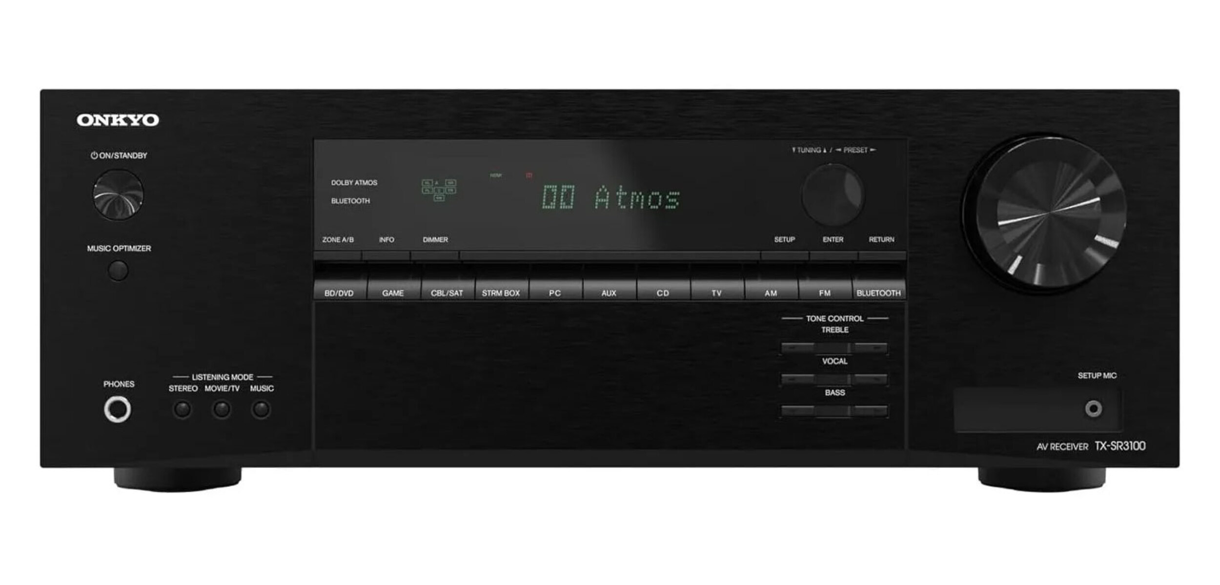 ONKYO TX-SR3100, 80 W, 5.2 Kanäle, Surround, 155 W, 0,08%, 20 - 20000 Hz