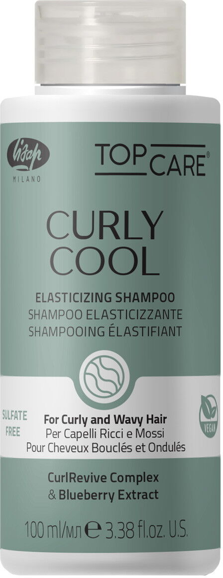 100ml Lisap Top Care Curly Cool Elasticizing Shampoo