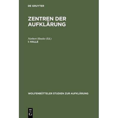 Halle, Gebundene Ausgabe von , De Gruyter, 978-3-484-17515-0