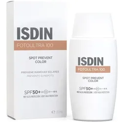 Isdin, Sonnencreme, Fotoultra 100 Spot Prevent Colour SPF50 von 50ml (SPF 50+, 50 ml)