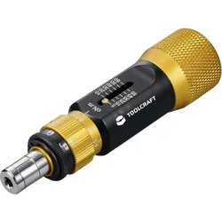 Toolcraft, Schraubenzieher, TO-9627246 Elektronik- u. Feinmechanik Drehmoment-Schraubendreher Gröss