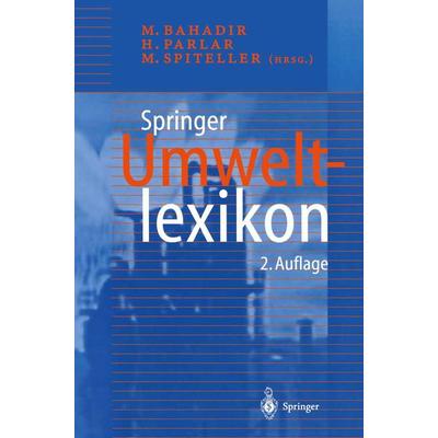 Springer Umweltlexikon, Set von , Springer Berlin, 978-3-642-62954-9