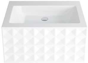 Bette Loft Wand-Waschtisch A230-000SWV4A 81,5x51x10cm, 4-reihig, ohne Hahnloch, weiß