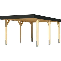Karibu Carport Einzel- oder Doppelausführung mit und ohne Seitenwand