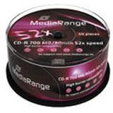 MediaRange CD-R 700MB 50pcs Spindel 52x