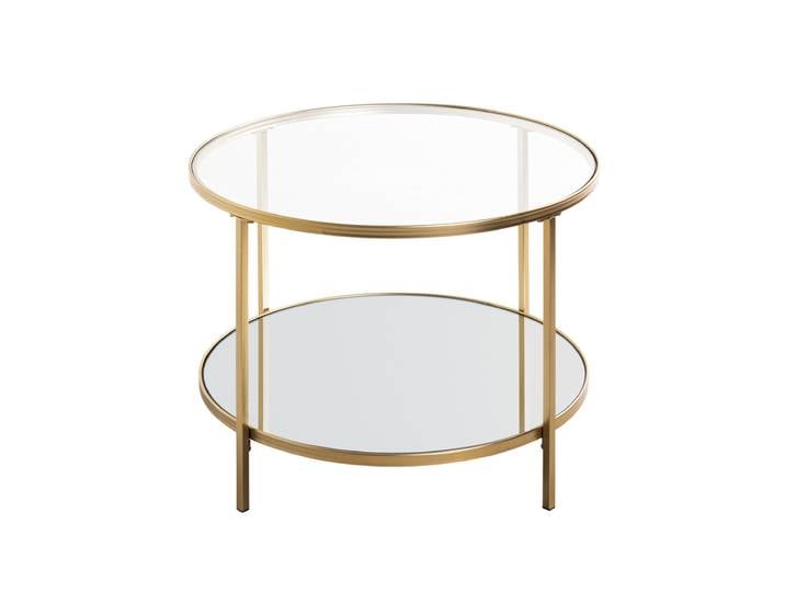 Beistelltisch PORTO 60 x 45 cm goldfarbig