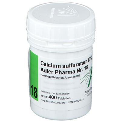 Biochemie Adler 18 Calcium sulfuratum D 12 Tabl. 400 St Tabletten