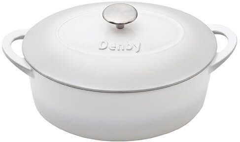 Denby Natural Canvas Cast Iron 28cm Oval Casserole