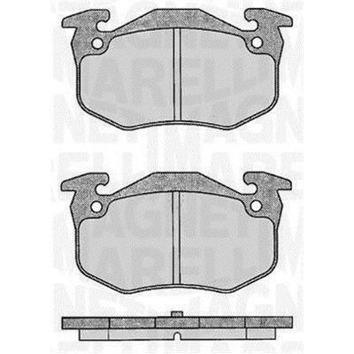MAGNETI MARELLI Bremsbelagsatz, Scheibenbremse 363916060197 für Citroën Peugeot FENGSHEN RENAULT HSV