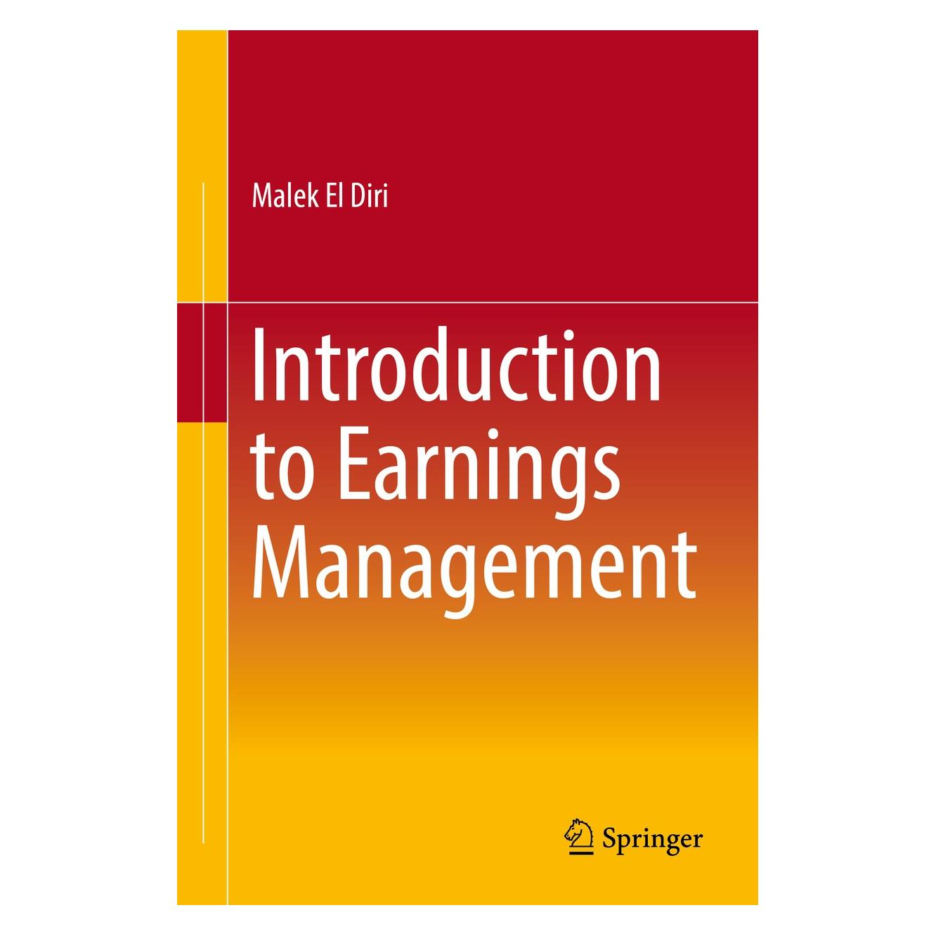 Springer Introduction to Earnings Management (Englisch, Hardcover, Malek El Diri) (9783319626857)