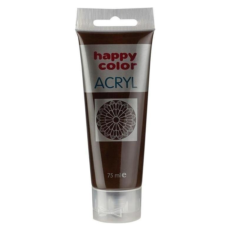 Happy Color Acrylfarbe 75 ml dunkelbraun COLOR (75 ml) (STEA1945)