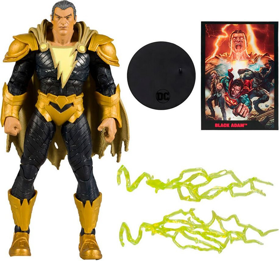 McFarlane Toys DC Black Adam Page Punchers Actiefiguur & Comic Black Adam, 18 cm