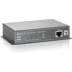 LevelOne Level One GEP-0520: 5Port Gb PoE Switch (5 Ports), Netzwerk Switch, Schwarz