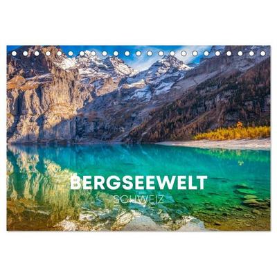 Wunderwelt Schweiz (Tischkalender 2027 DIN A5 quer), CALVENDO Monatskalender