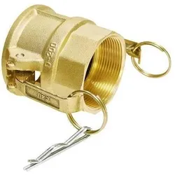 Teguma, Schlauchanschluss + Schlauchverbinder, Hebelarmkupplung Kamlok Typ D Messing 1.1/4 ′′ (Kupplung)
