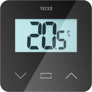 Tece floor Raumbediengerät SH-DT, Display weiß, Temperatur, 2 x AAA, 77420051 77420051