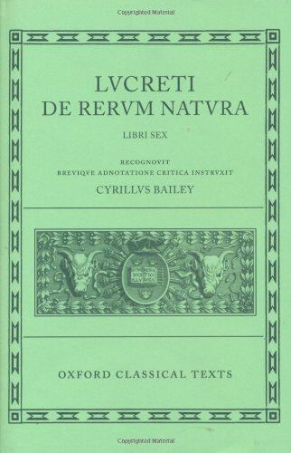 Lucretius - De Rerum Natura: Bks.1-6 (Oxford Classical Texts) - Preis vom 13.10.2026 11:25:28 h
