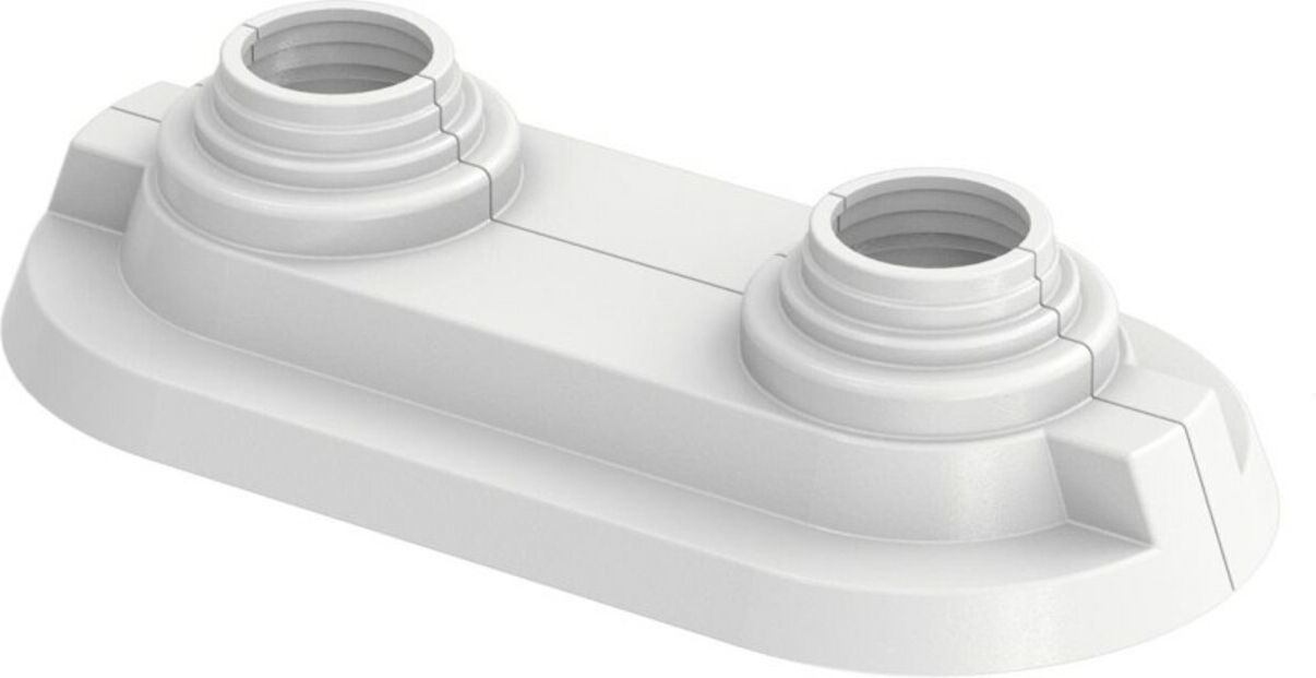 Flamco Doppelrosette HRDB 50 50mm, Rohrd. 14,16, 17, 20mm, we (12550)