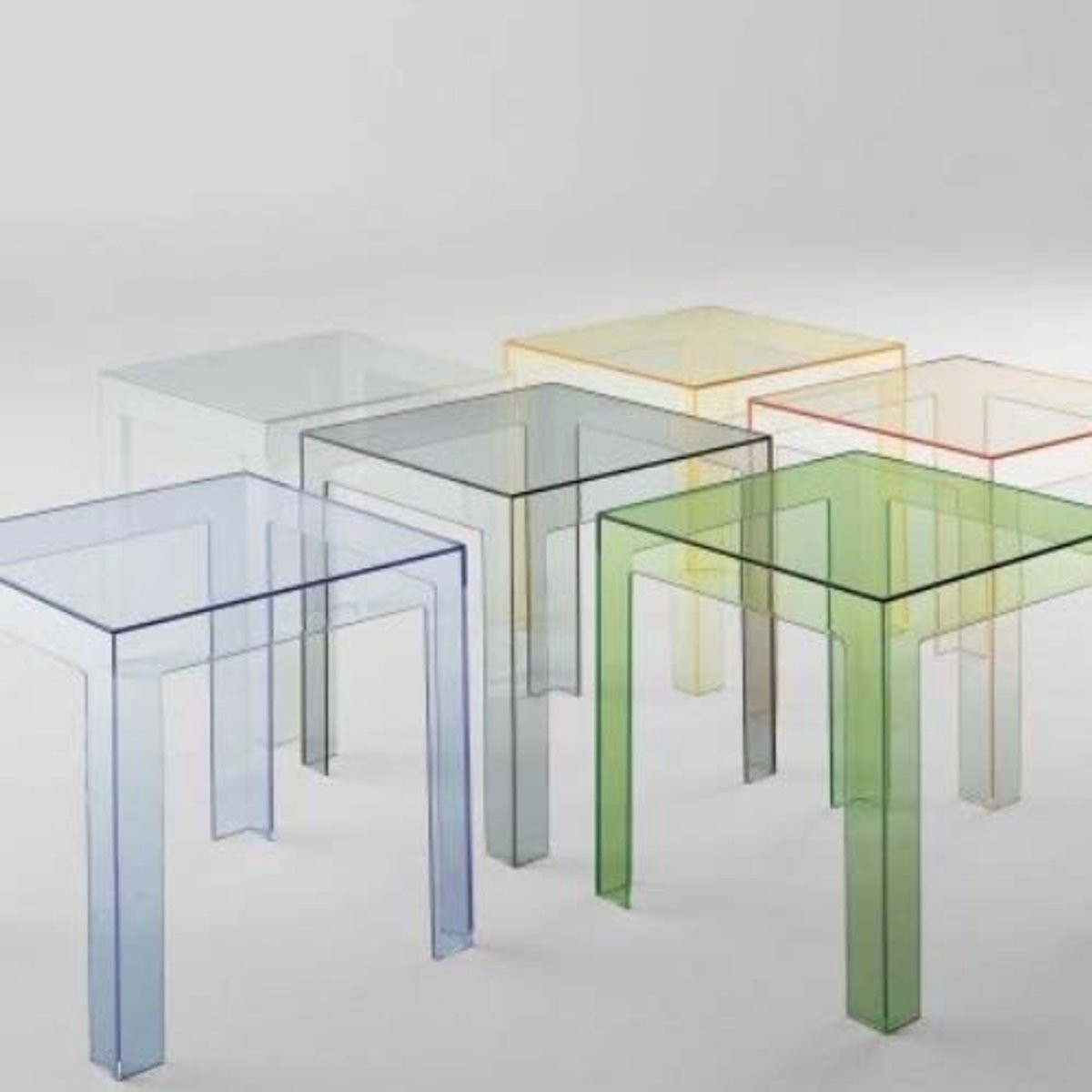 Witte Glanzende Jolly Tafel - Veelzijdige Design Salontafel