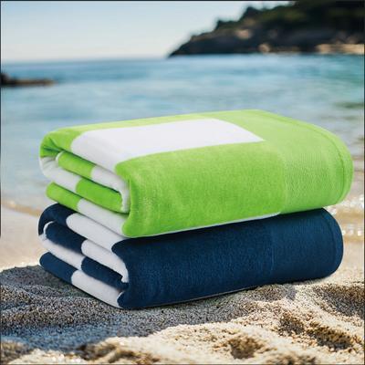 Oceanfront Resort Oversized Cabana Stripe 2 Pack Jacquard Beach Towel - 36x72