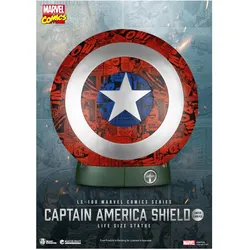 Beast Kingdom Marvel Comics PVC Captain America Bouclier Life Size Statue 64 cm